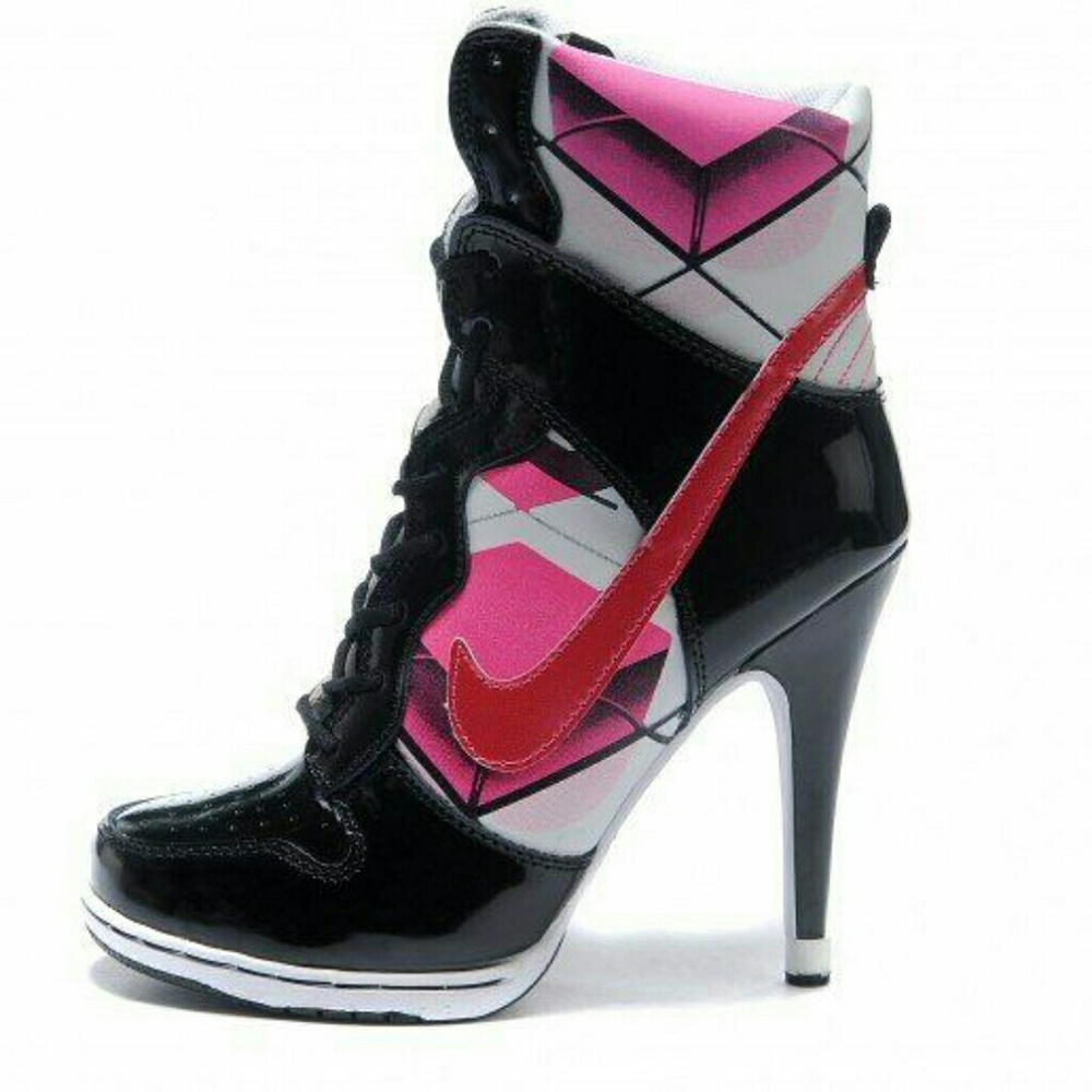 Nike High Top Stilleto Heels